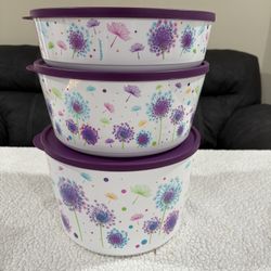 Set De Tazones Morados 35