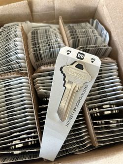 2 Boxes Uncut Keys $30.00 Each Box