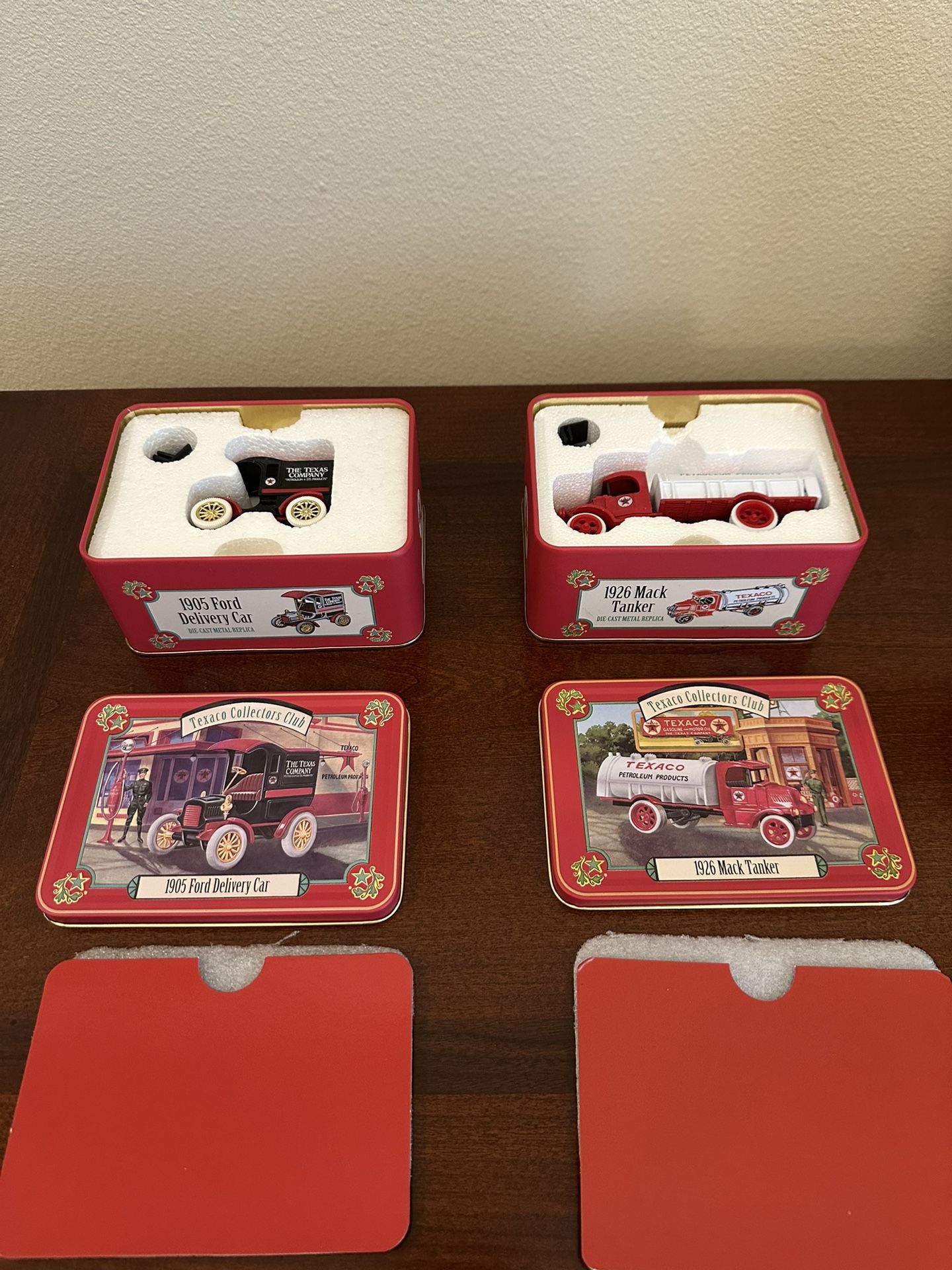 Texaco Collectors Club Die-Cast Model Cars