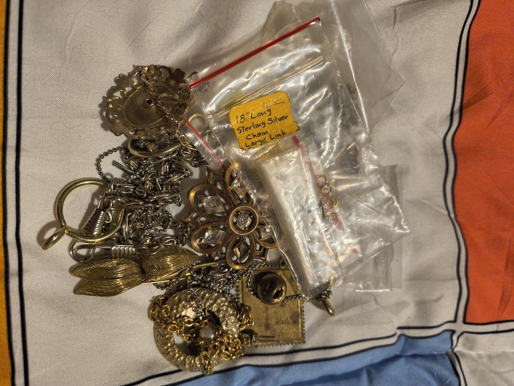 Small Pile Of Junk Jewelry