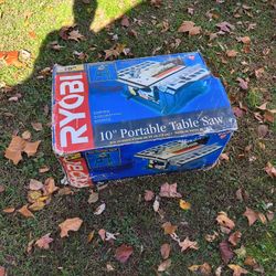 Ryobi 10" Table Saw With Stand BTS10S