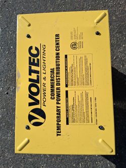 Voltec power distribution box for construction site for sale