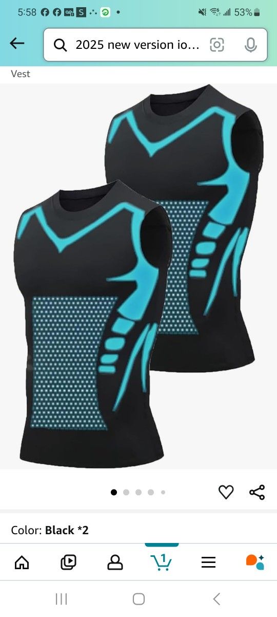 % Polyester & 12% Spandex
Sizes: S,M, L, XL, 2XL,3XL,4XL,5XL
PACKAGE INCLUDED:
1 * 2025 New Version Ionic Shaping Sleeveless Shirt
NOTE:
1. Due to