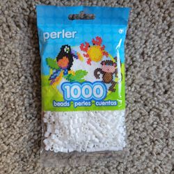 White Perler Beads 1000 Count NEW