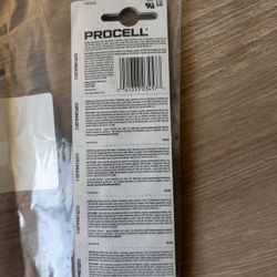 Procell CR2016 lithium coin batteries — a 5-pack 