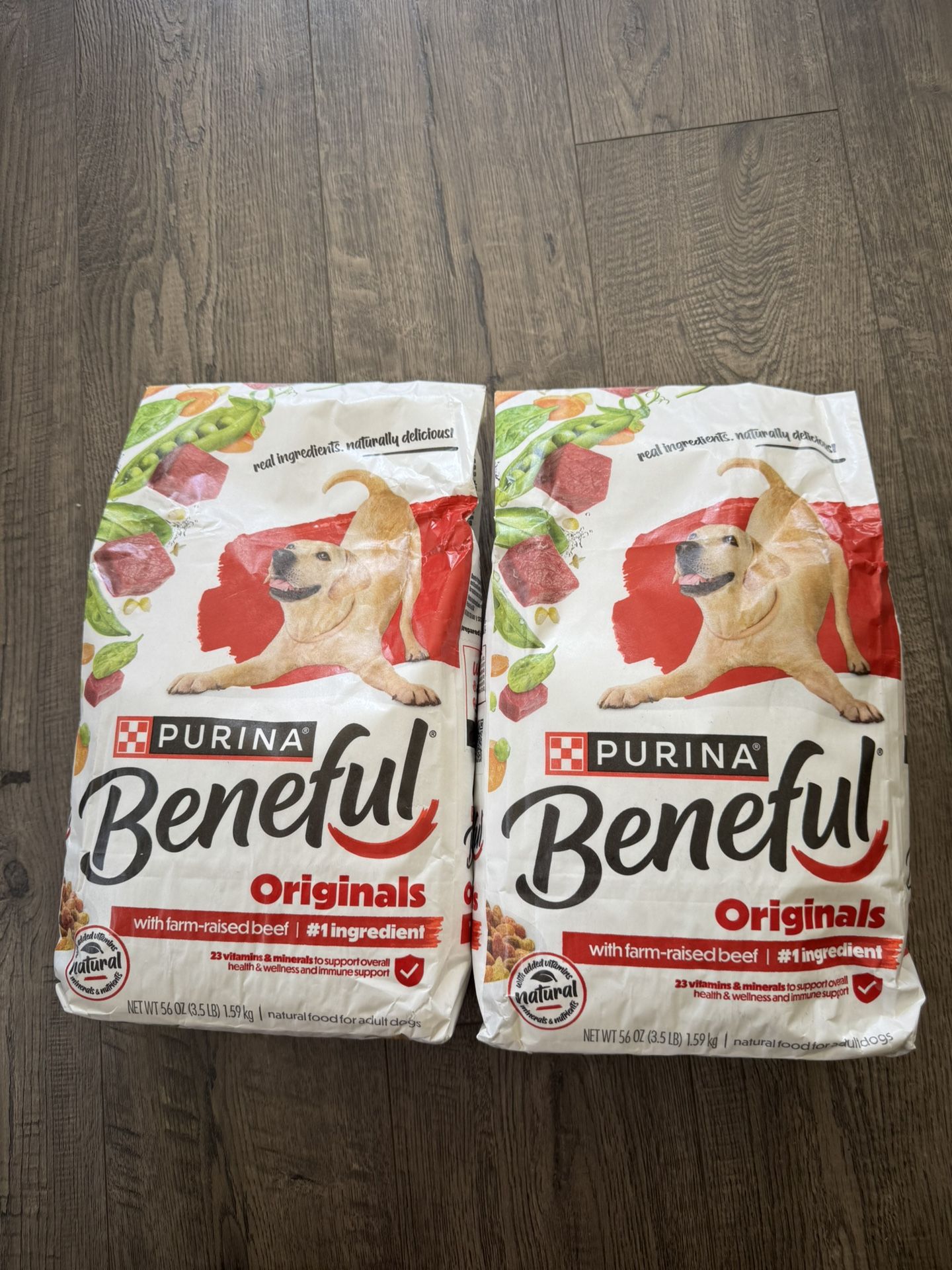 dog food 2 bags