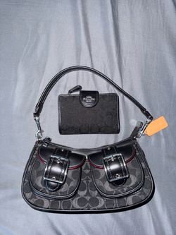 Black Denim Coach Set