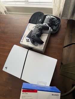 playstation5 with controllers