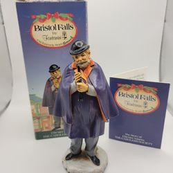 Vtg Fontanini Bristol Falls Chester Adams The Carolers Society Figurine