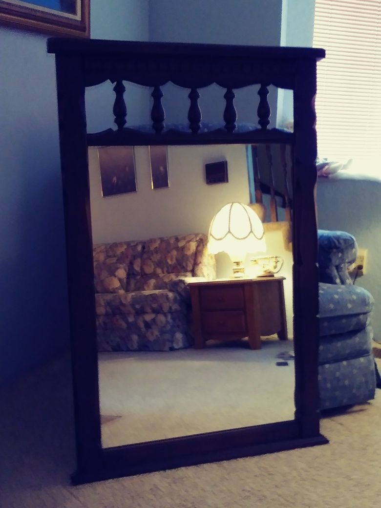 Decrative wall or dresser mirror