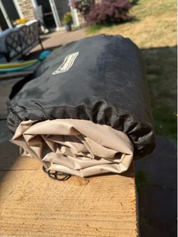Colman twin old backpacking mattress.