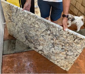 Granite slab (53”L X 23.5”W)