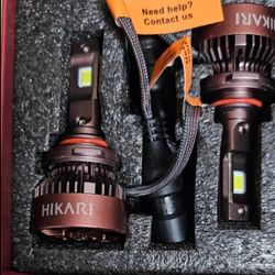 H13 LED Bulb, 6000K White, H13 9008 All-in-One Conversion Kit, IP65 Waterproof, Plug-and-Play, Halogen Replacement Bulbs 