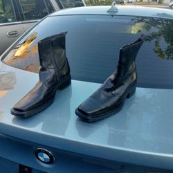 Aldo Boots With Zipper On The Side, Size 44 I Guess Fits 11-12 Men US 