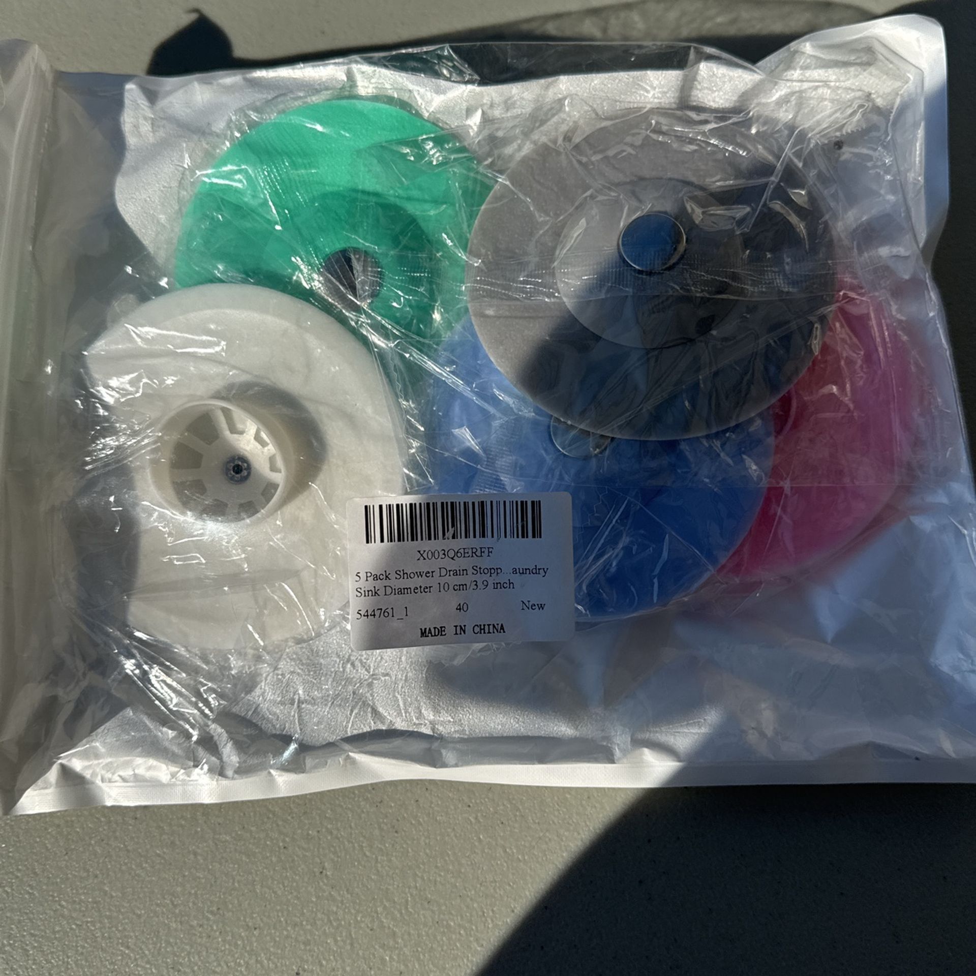 Shower Drain Stops 5 Pack