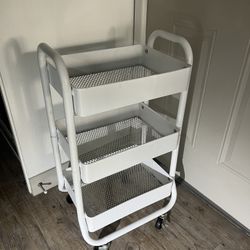 White 3 Tier Cart