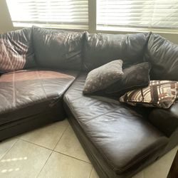 Leather Couch 