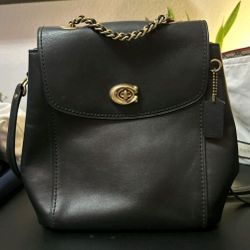 Coach mini leather parker convertible backpack