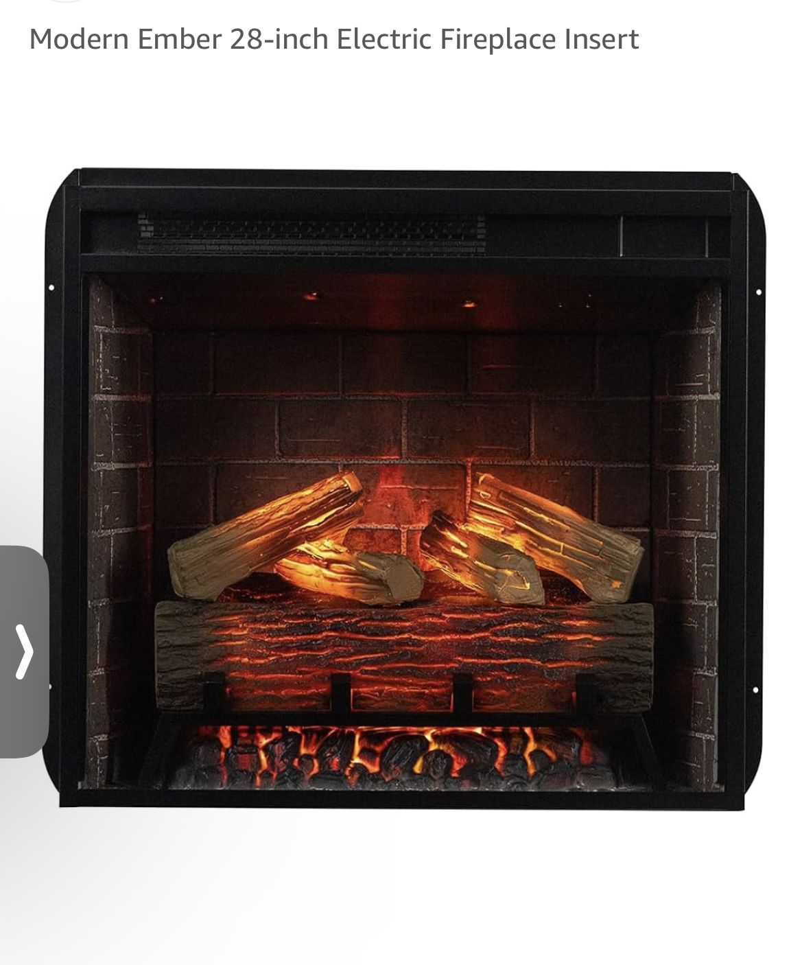 Modern Ember 28-inch Electric Fireplace Insert