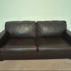 Leather couch from ashleys