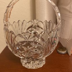 Vintage Crystal Basket