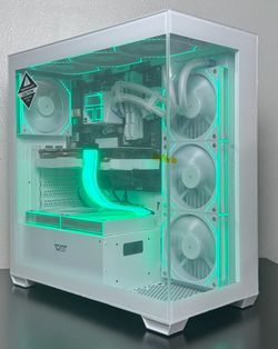 Amazing White Gaming PC - Ryzen 5 5500 + RX 6700XT 12Gb + 32Gb DDR4 + 1Tb NVMe