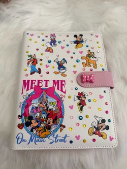 Disney Characters Decorated Journal Notebook