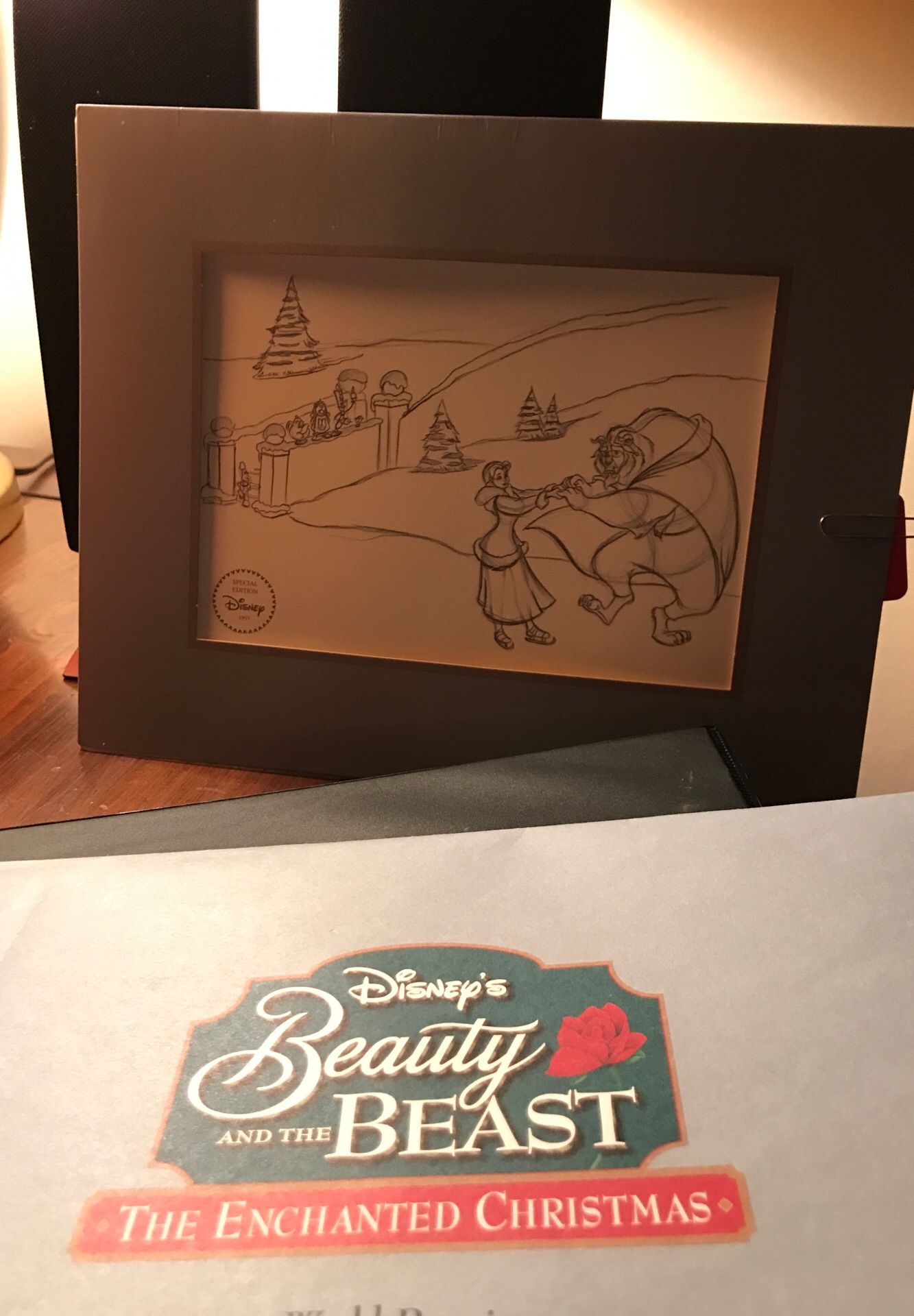 Disney Beauty&Beast Lithograph