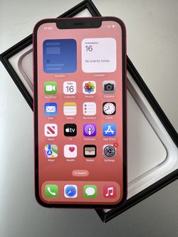 Iphone 12 64GB Red ANY CARRIER RED for Sale in Chula Vista, CA