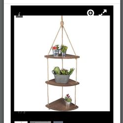 New Juvale 3 Tier Corner Hanging Shelf 