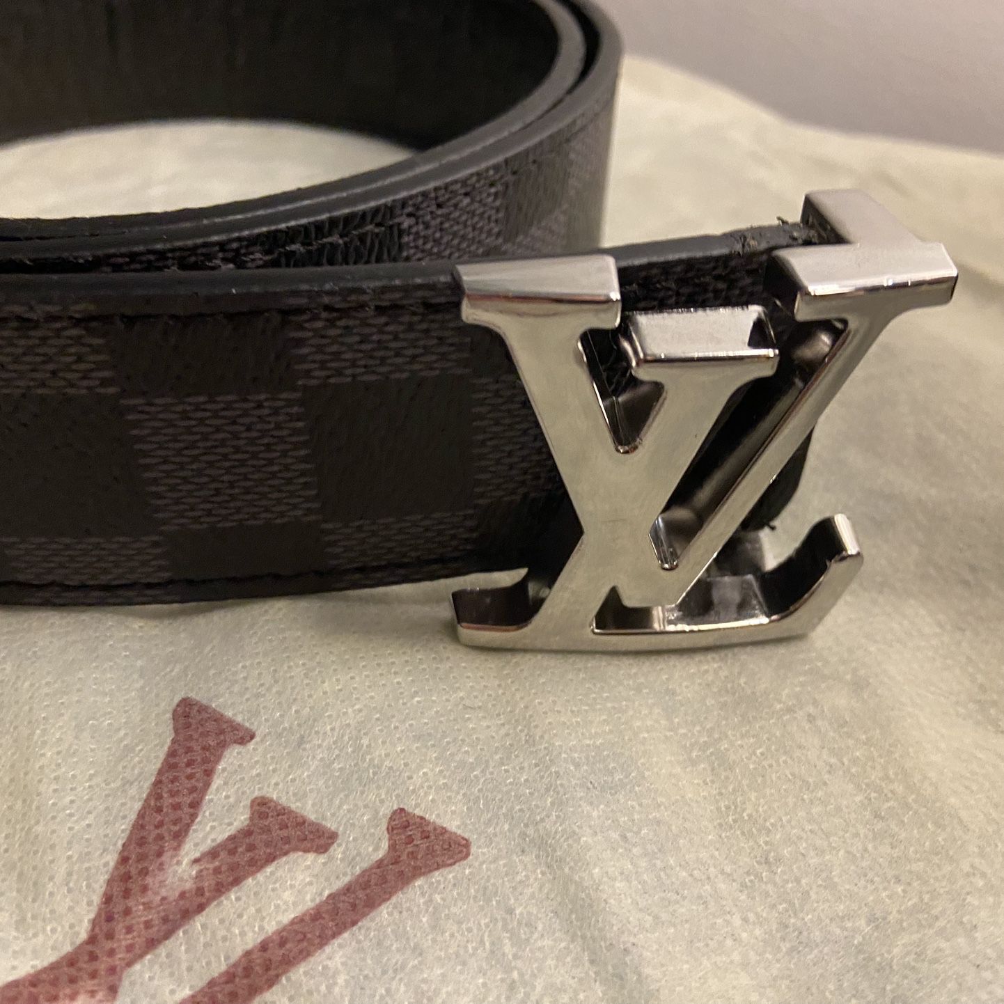 Louis Vuitton Checker Belt for Sale in Washington, DC - OfferUp
