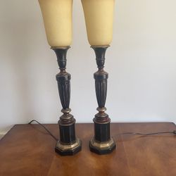 2 Living Room, Or Dining, Room lamps $80 Both 