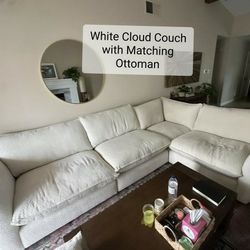 White Cloud Couch Modular Sectional Sofa 