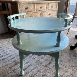 Blue End table  