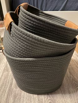 Grey Basket Set