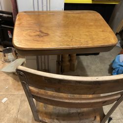 Vintage child school desk