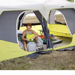 CORE 10-Person Lighted Instant Cabin Tent 