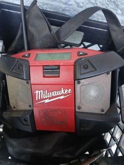 Milwaukee M12 radio and 1/4" impact