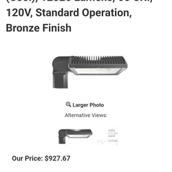 Out door Area LED light and 20' pole