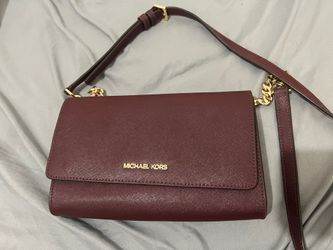 Burgundy Michael Kors Purse