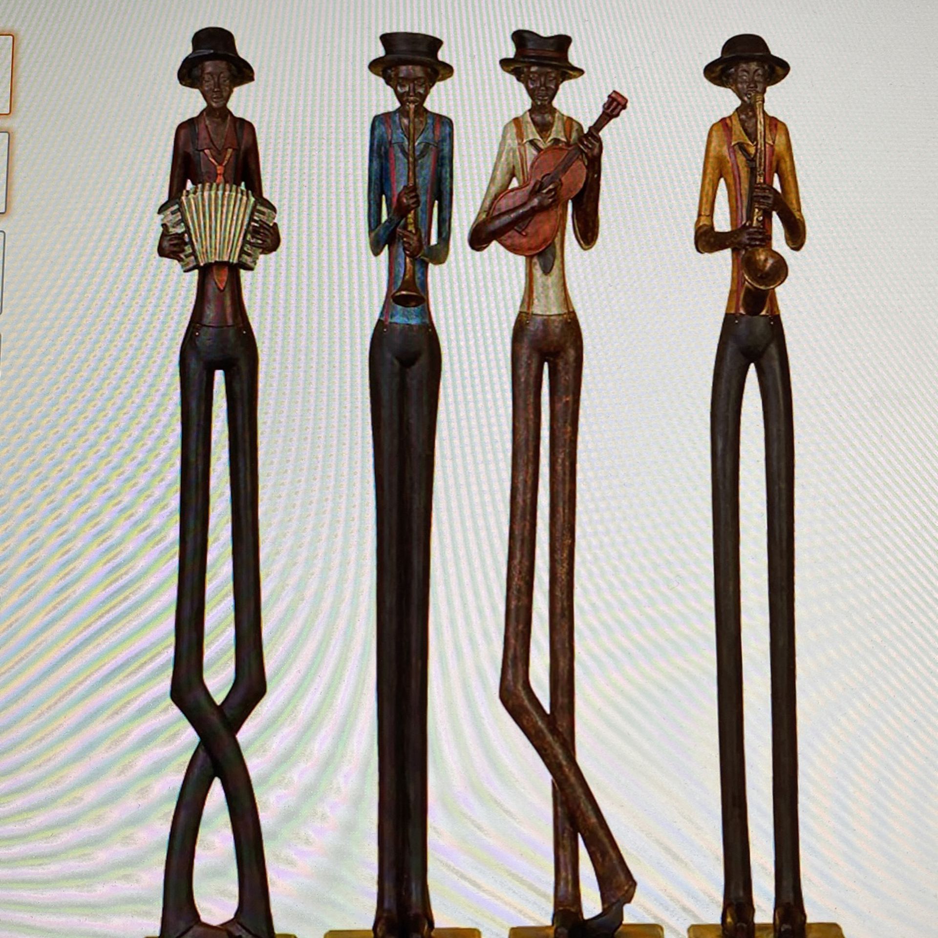 African Band Statues 40” 