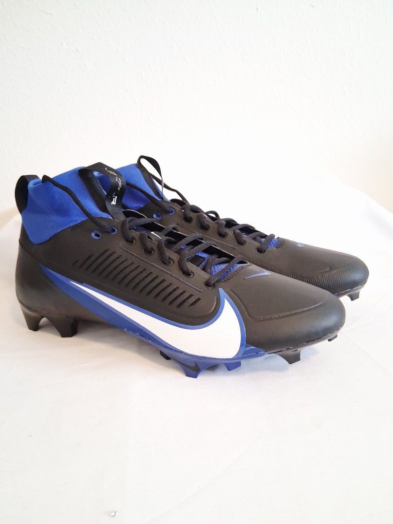 Nike Vapor Edge Pro 360 2 Black Blue Football Cleats