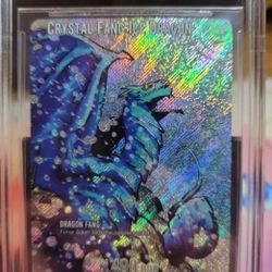 BGS 9.5 Crystal Fang Ice Dragon (Alt Art) Secret Rare Otherverse Tcg
