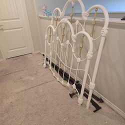 Full size Iron & Brass Bed Frame