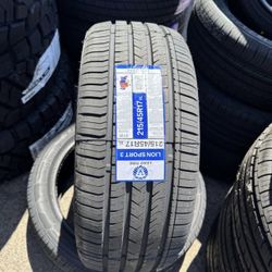 215-45-17 Lionsport Brand new 4 tires Free Mount Balance installed 215/45/17 llantas