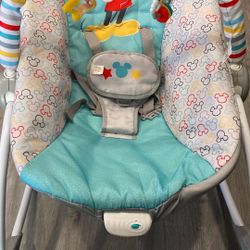 Mickey Mouse 2 In 1 Bouncer Chair