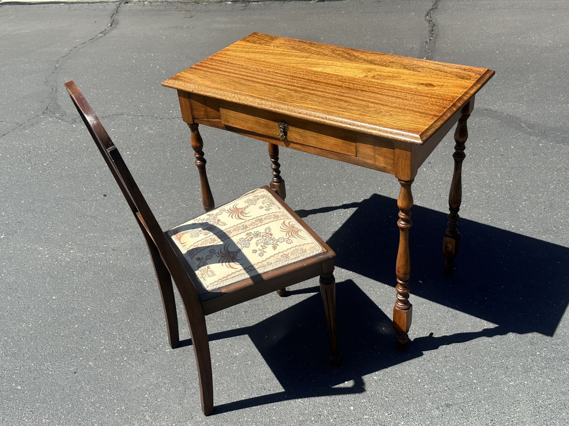 Antique Desk And Chair