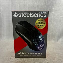 SteelSeries Aerox 3 Wireless Optical Gaming Mouse - Onyx (2022 Edition)