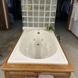 Roman Bathtub With Fixtures.