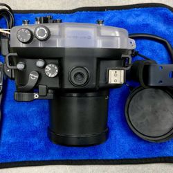 Sony A7 ii 40m/130ft. Waterproof Underwater Housing Case for Camera Cam DLSR Hobby Adventure Outdoors Rugged Heavy Duty 